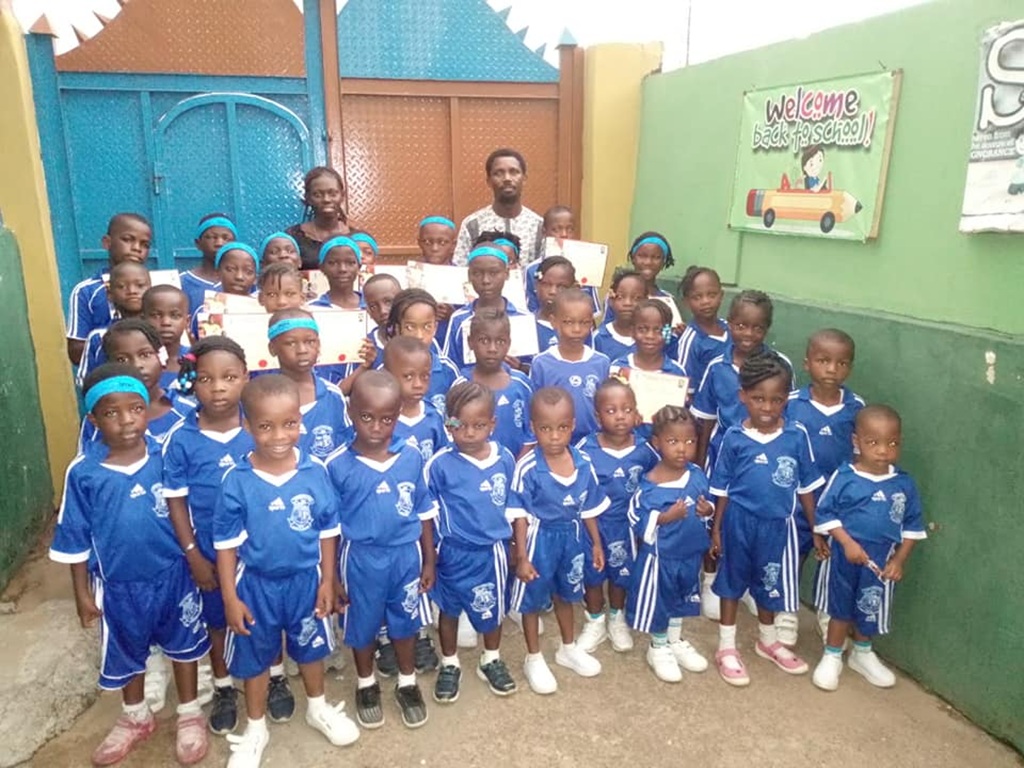 Nursery section at Oba-Adelani Gbogboade Memorial Schools