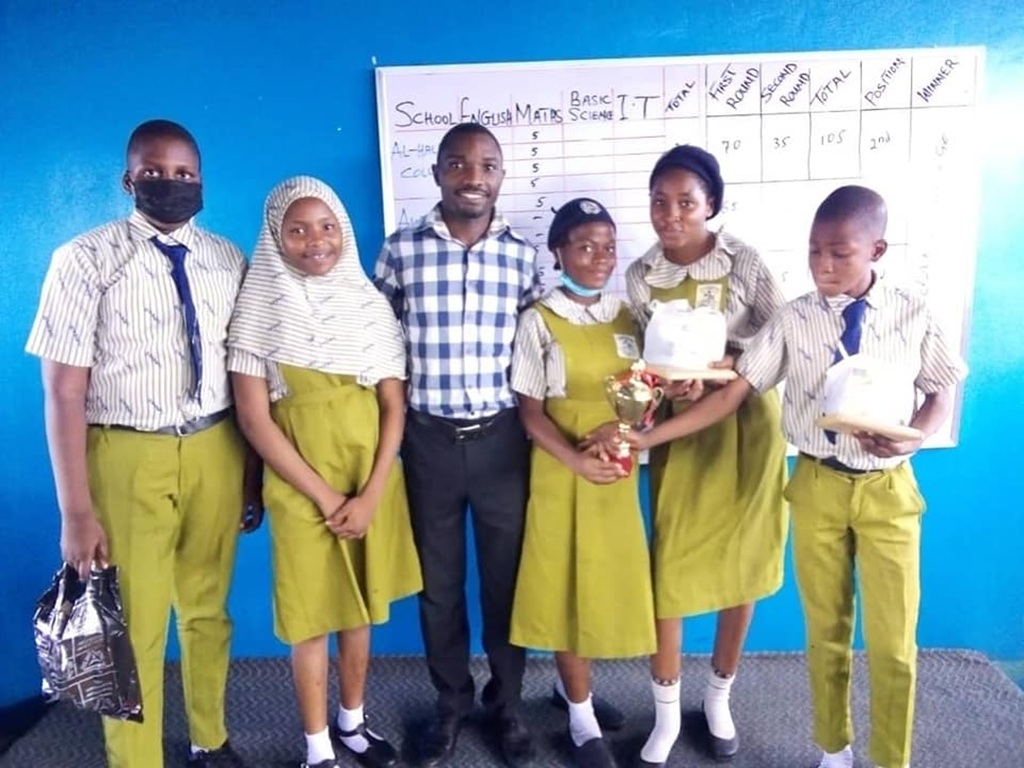 Secondary school students at Oba-Adelani Gbogboade Memorial Schools